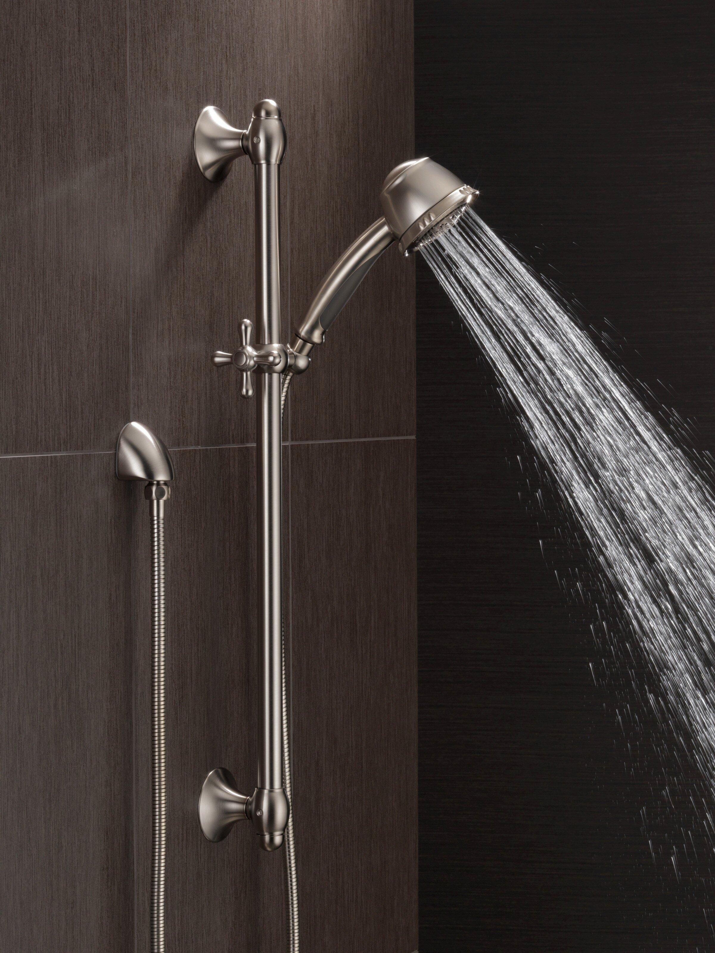 Delta Faucet Stainless 1/2 in. FNPT x MNPSM Solid Brass Elbow 
