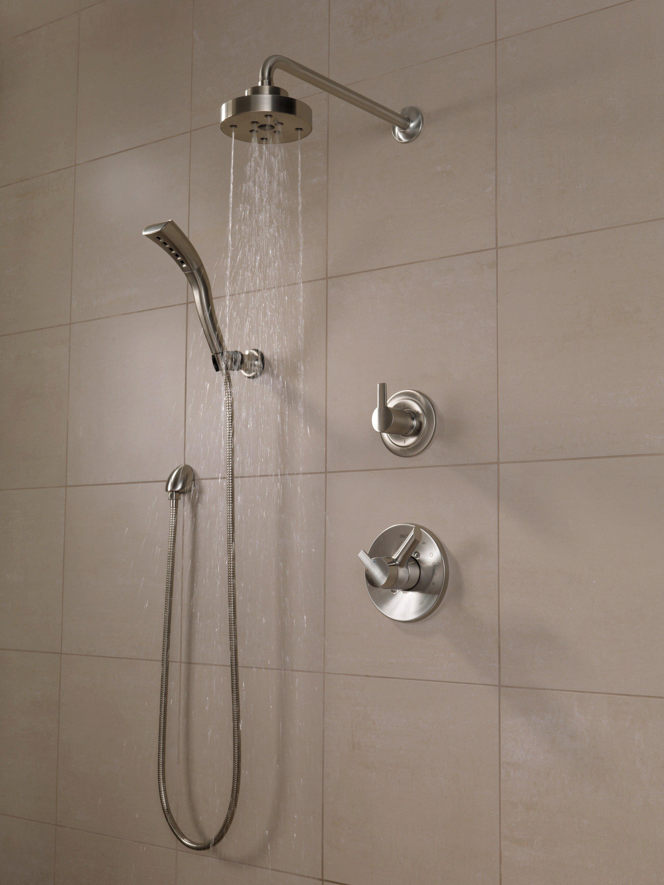 Delta Faucet Stainless 1/2 in. FNPT x MNPSM Solid Brass Elbow 