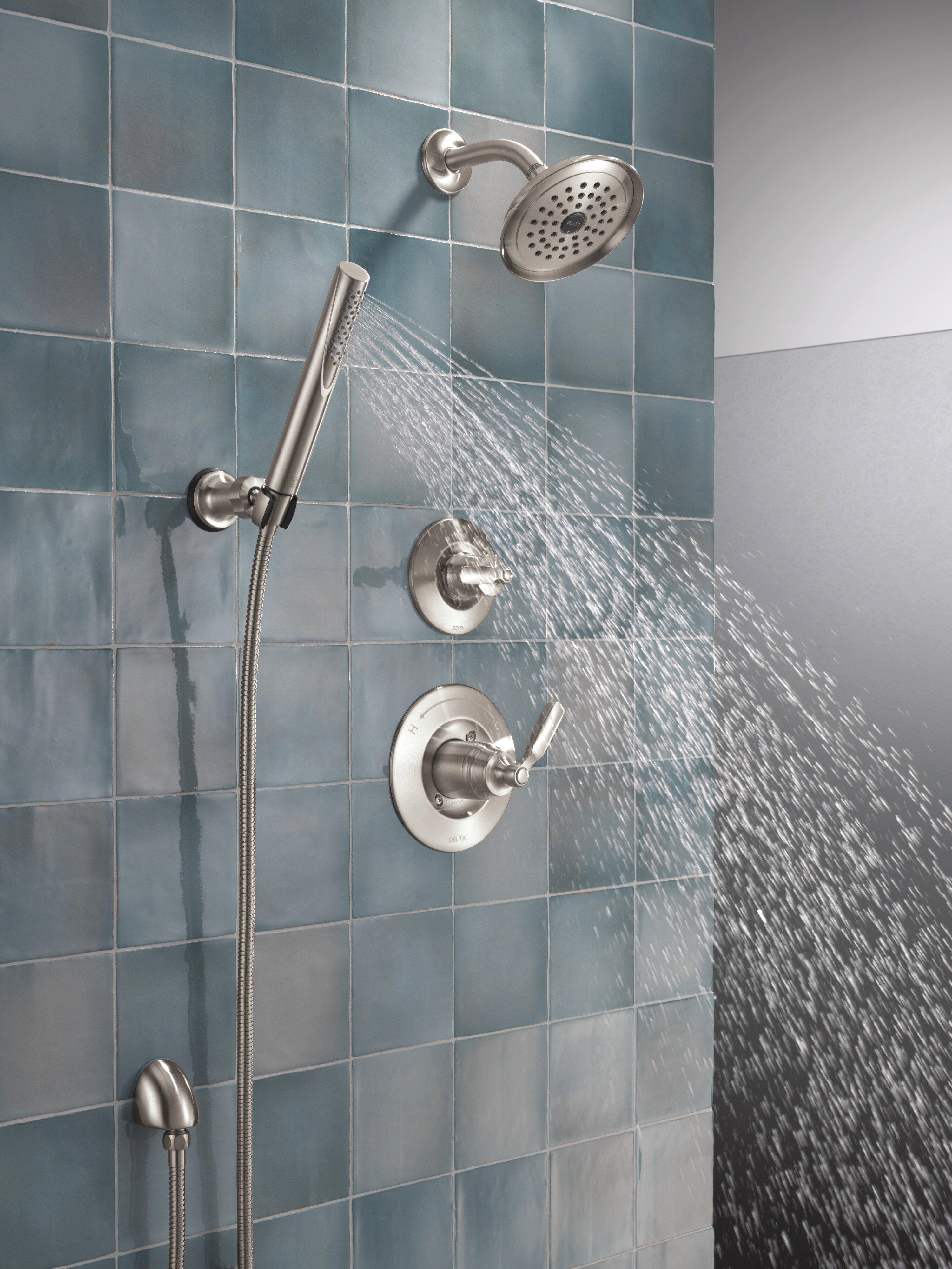 Delta Faucet Stainless 1/2 in. FNPT x MNPSM Solid Brass Elbow 