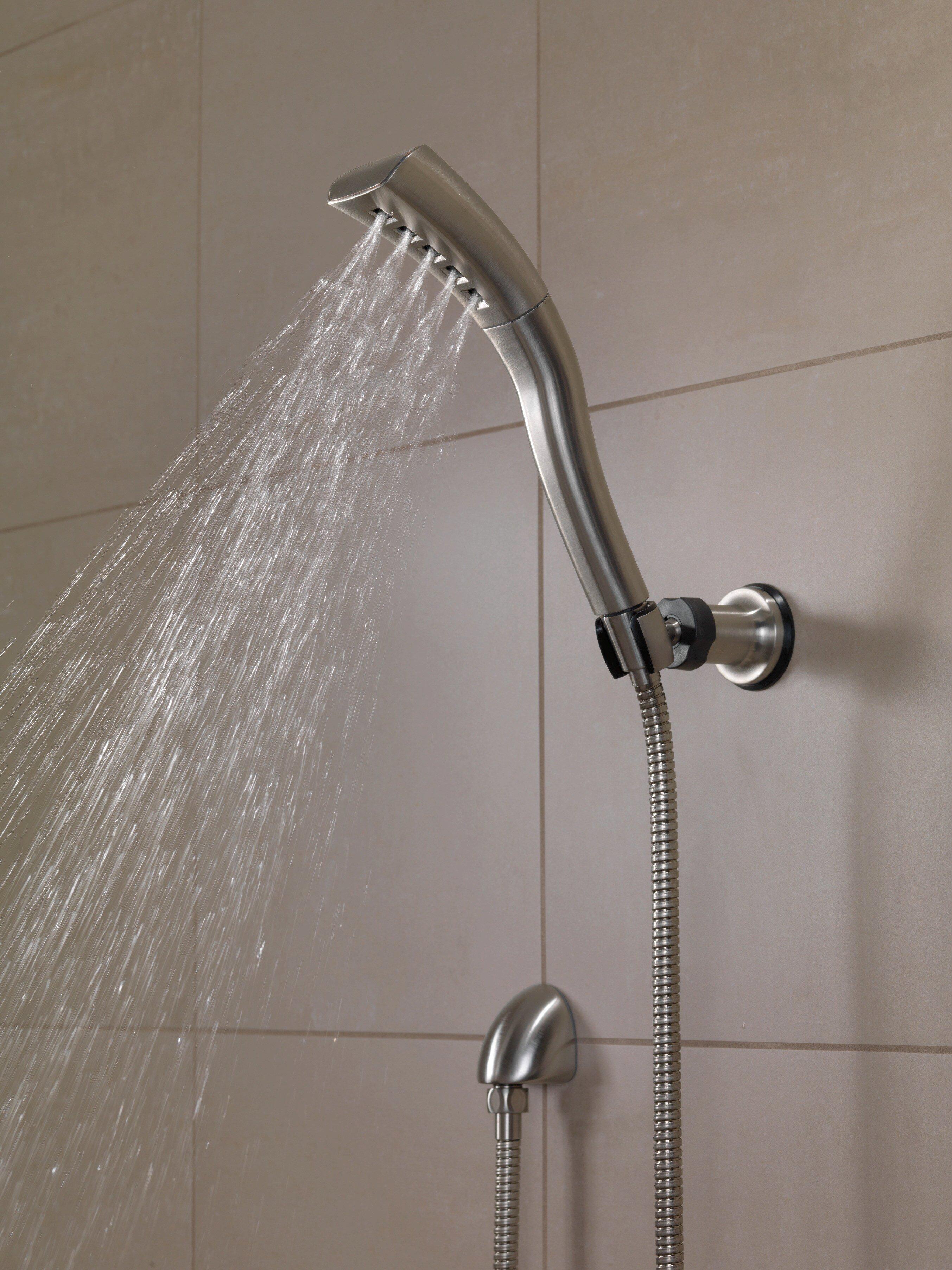 Delta Faucet Stainless 1/2 in. FNPT x MNPSM Solid Brass Elbow 