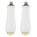 Moen Porcelain/Polished Brass Replacement Single Knob Handle Insert 