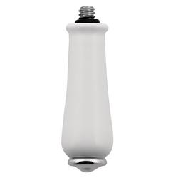 Handle in Porcelain with Polished Chrome