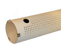 6 in. Horizontal PVC Strainer with Back Flushing Cover