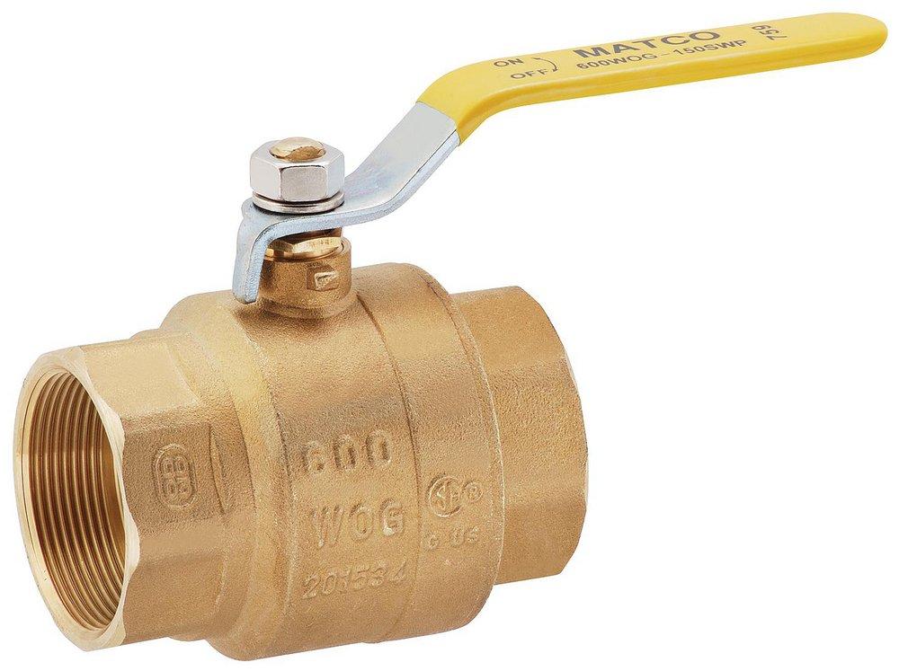 Matco-Norca Forged Brass Full Port IPS 600# Ball Valve 