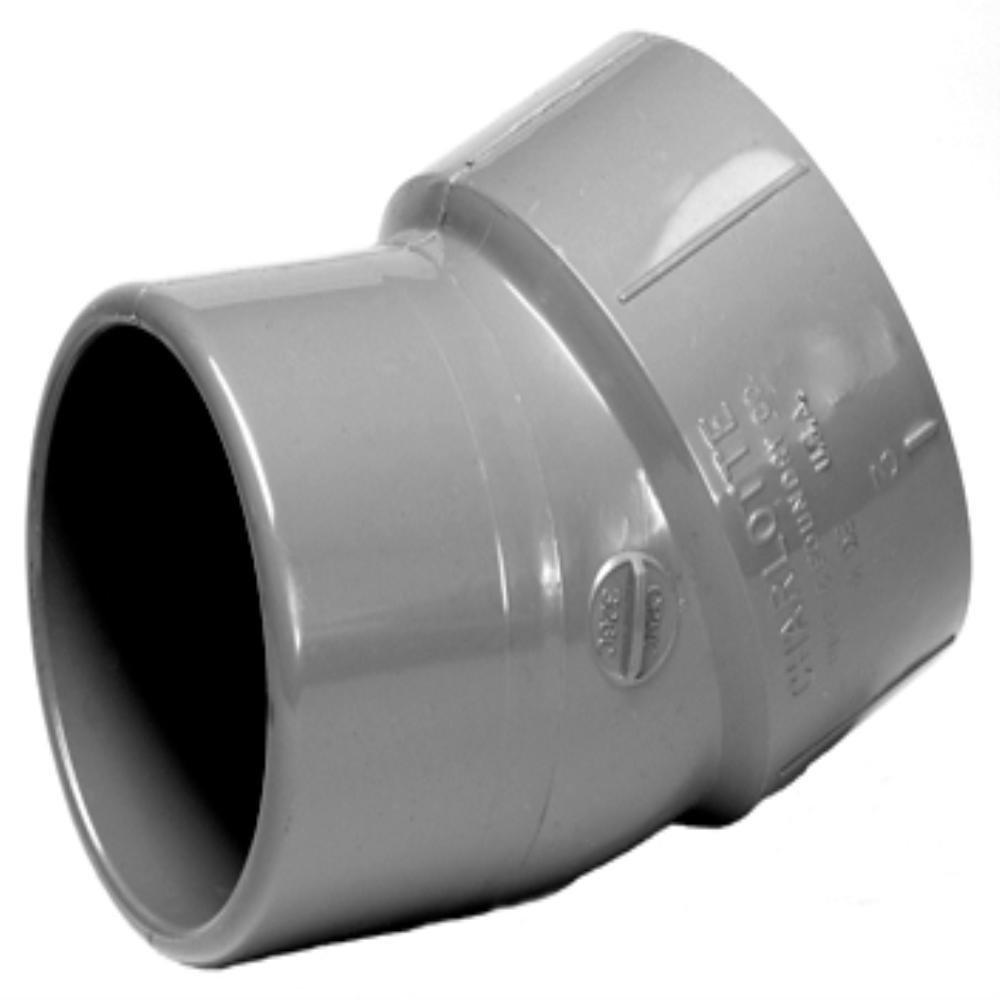 Grey ChemDrain CPVC 22-1/2&deg; Street Elbow 