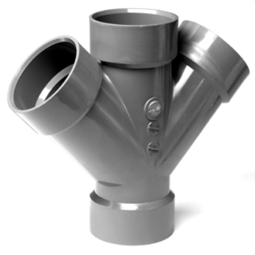 Grey ChemDrain CPVC Double Wye 
