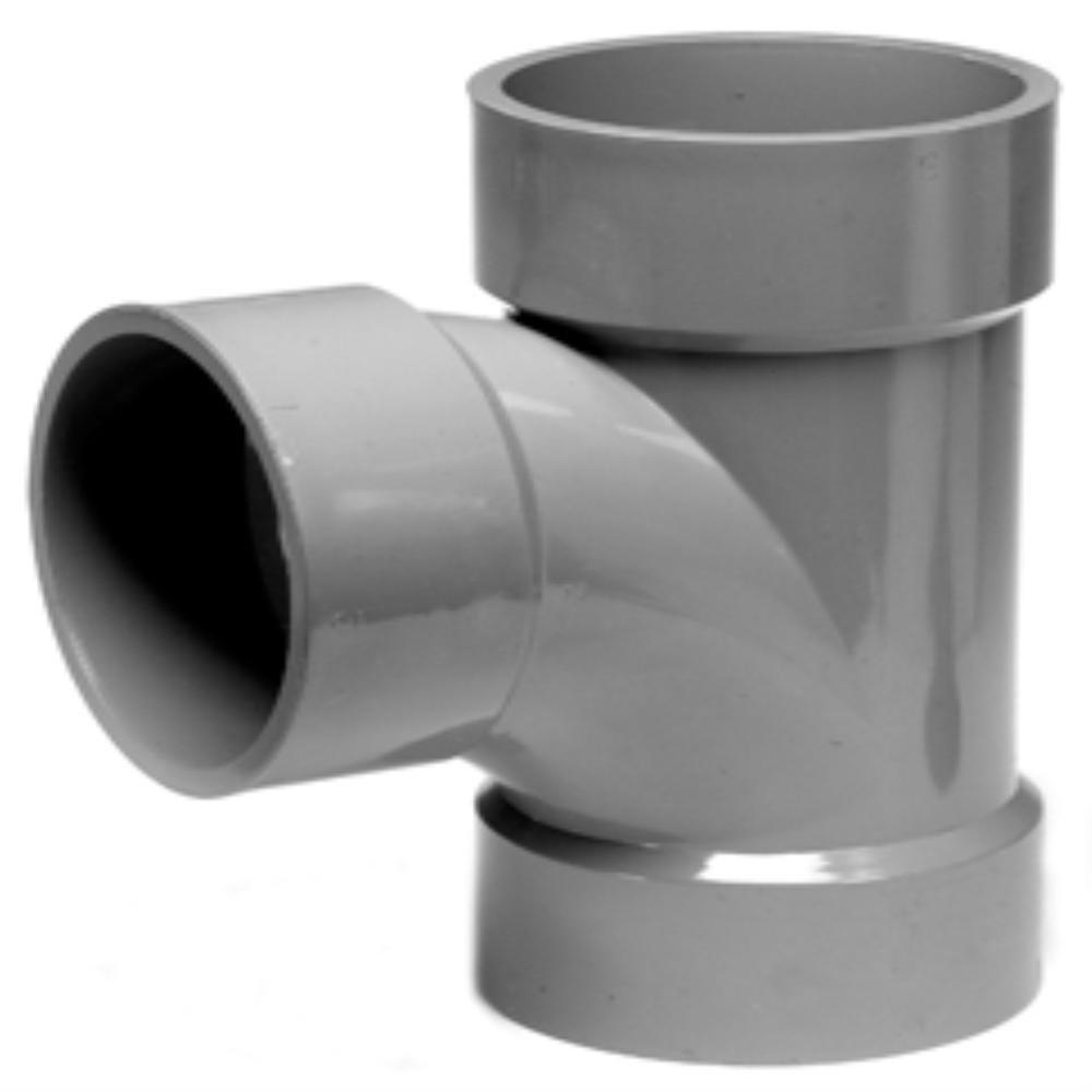 Grey ChemDrain CPVC Sanitary Tee 