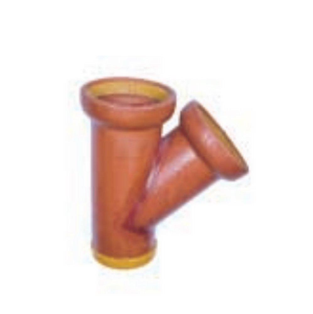 Gladding McBean 6 in. Speed Seal Clay Wye 