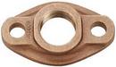 1-1/2 x 1-1/2 in. Oval Meter Flange in Rough Brass