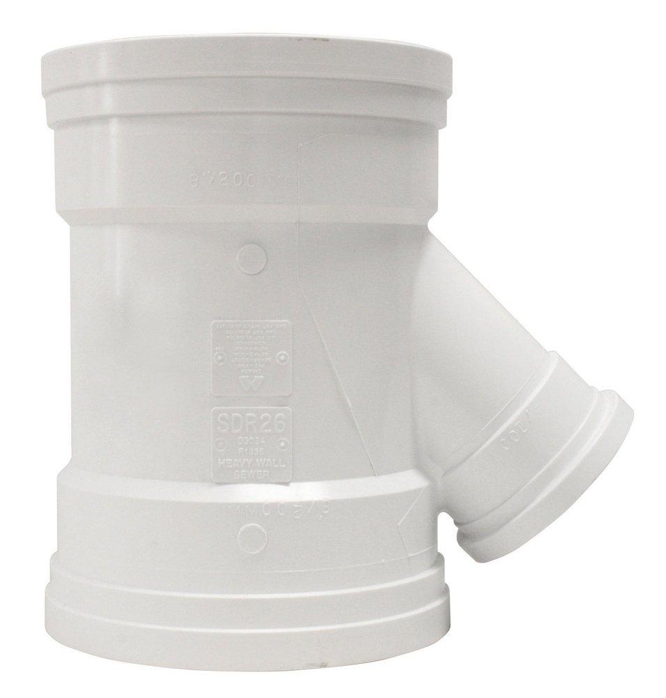 TRENCH TOUGH PLUS Gasket PVC Sch. 40 SDR 26 Sewer Wye 