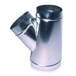 8 x 6 x 4 in. Galvanized Steel Duct Wye Branch