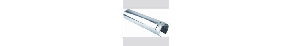 Northwest Metal Products 4 in. 26 ga Galvanized Steel Furnace Pipe 