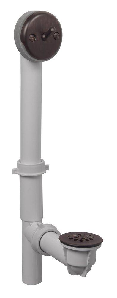 Watco Oil Rubbed Bronze Glued Plastic Trip Lever Pipe with 5-Extension 