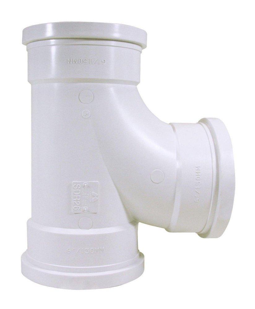 TRENCH TOUGH PLUS Gasket Plastic Sewer Wye 