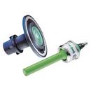 WES-213 Dual Flush-Handle/Diaphragm Kit Chrome;Green