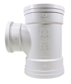 8 x 8 x 6 in. Gasket Plastic Reducing Sewer Wye