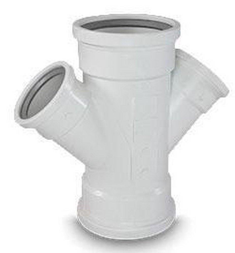 TRENCH TOUGH PLUS Gasket PVC Sch. 40 SDR 35 Sewer Double Wye 