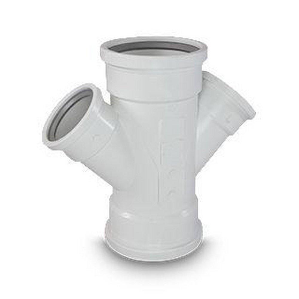 TRENCH TOUGH PLUS Gasket PVC Sch. 40 SDR 35 Sewer Double Wye 