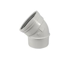 8 in. Gasket x Spigot Heavy Wall Fabricated Straight DR 26 PVC 45 Degree Elbow