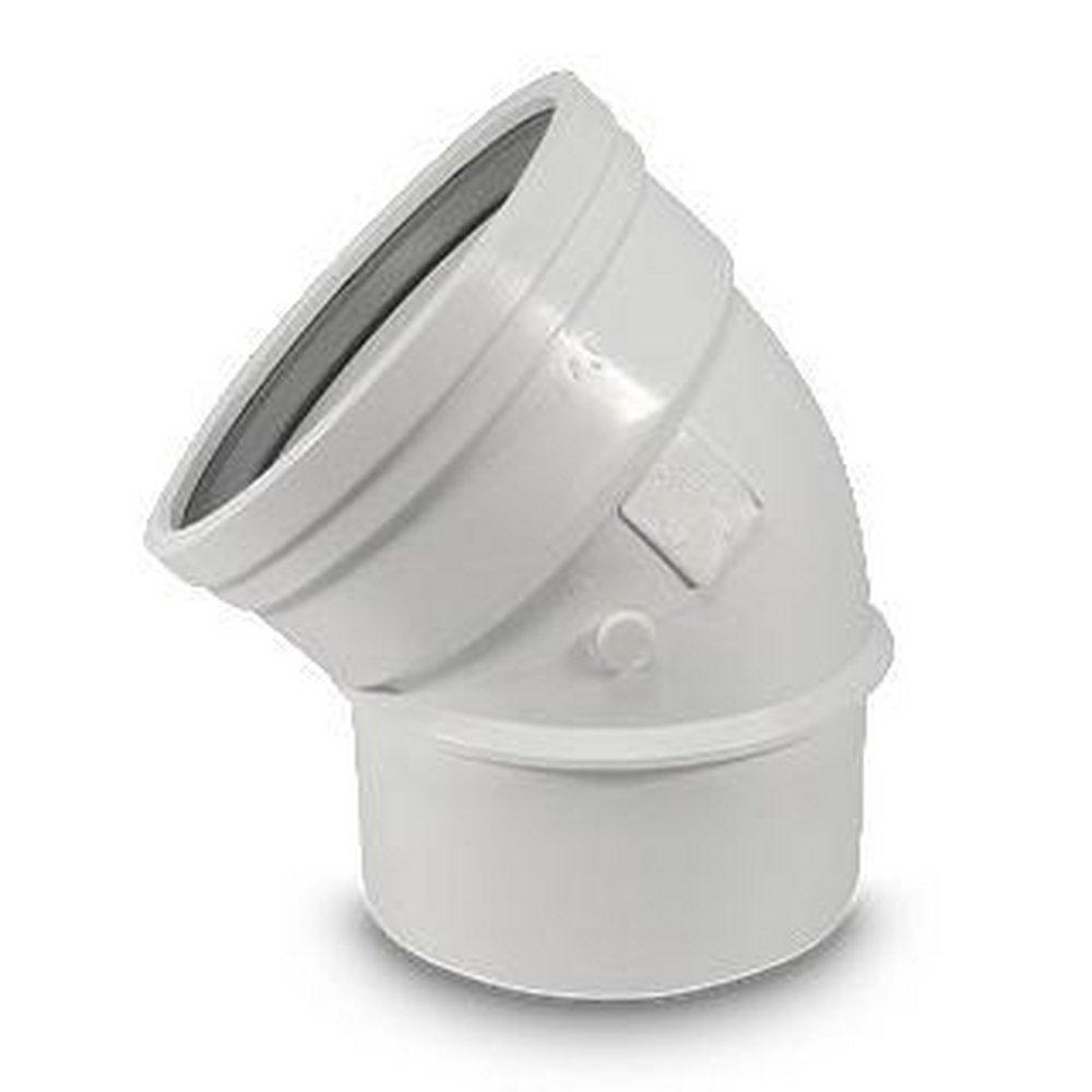 TRENCH TOUGH PLUS Spigot x Gasket 45 Degree SDR 26 Plastic Sewer Elbow 