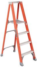 Louisville Ladder Orange 300 lbs. Fiberglass Platform Ladder 