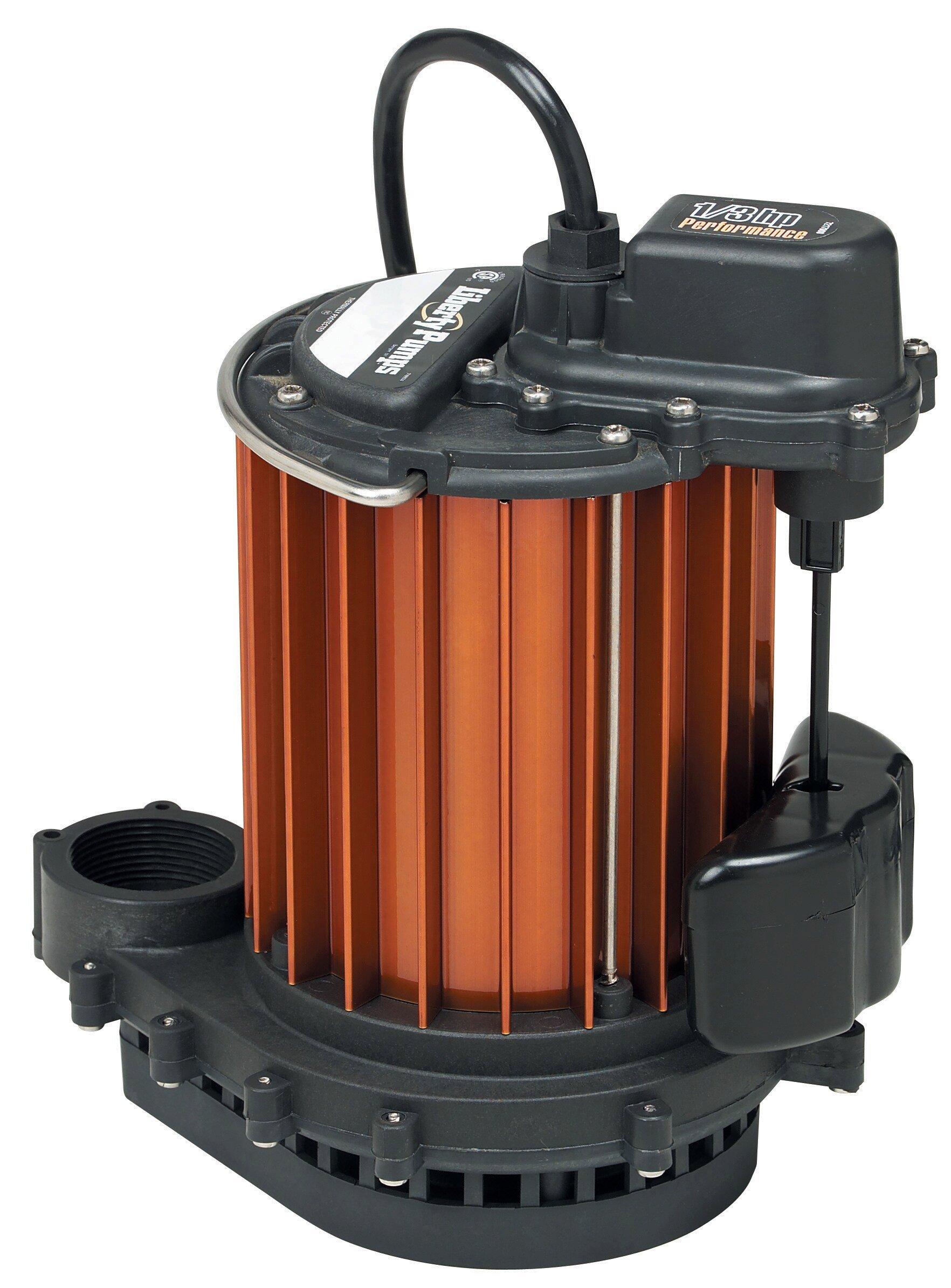 Liberty Pumps 1/3 HP 115V Aluminum Submersible Sump Pump 