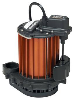 1/3 HP 115V Aluminum Submersible Sump Pump with 10 ft. Cord