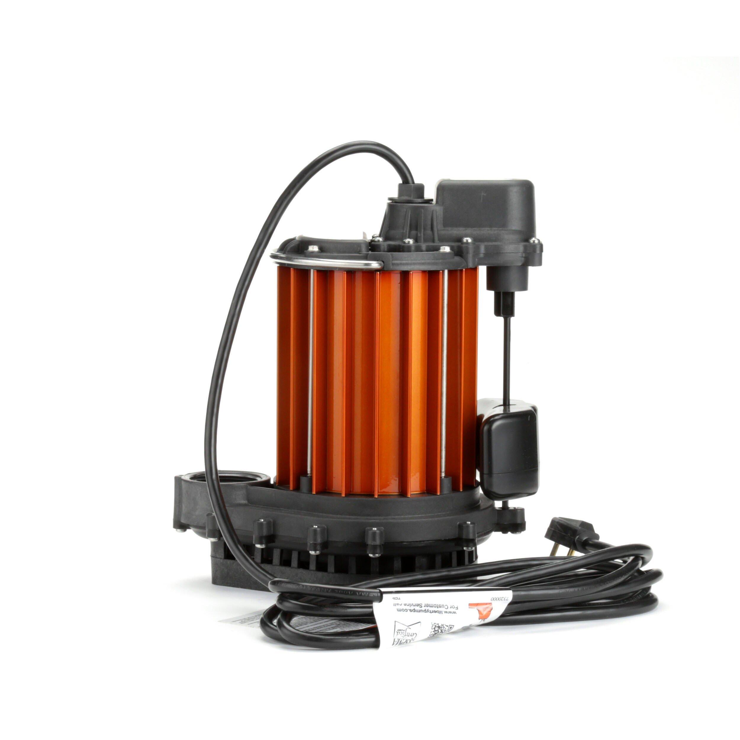 Liberty Pumps 1/3 HP 115V Aluminum Submersible Sump Pump 