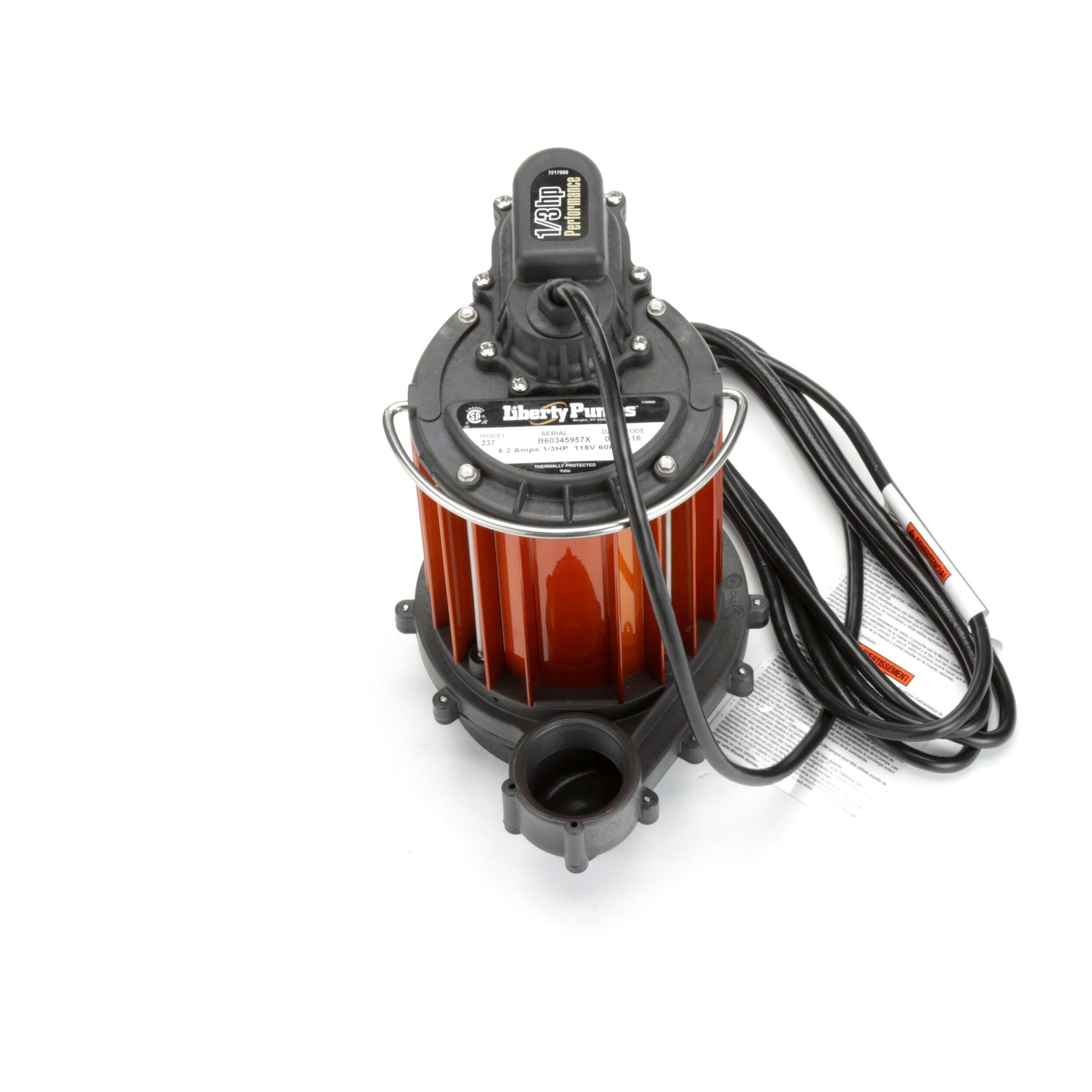 Liberty Pumps 1/3 HP 115V Aluminum Submersible Sump Pump 