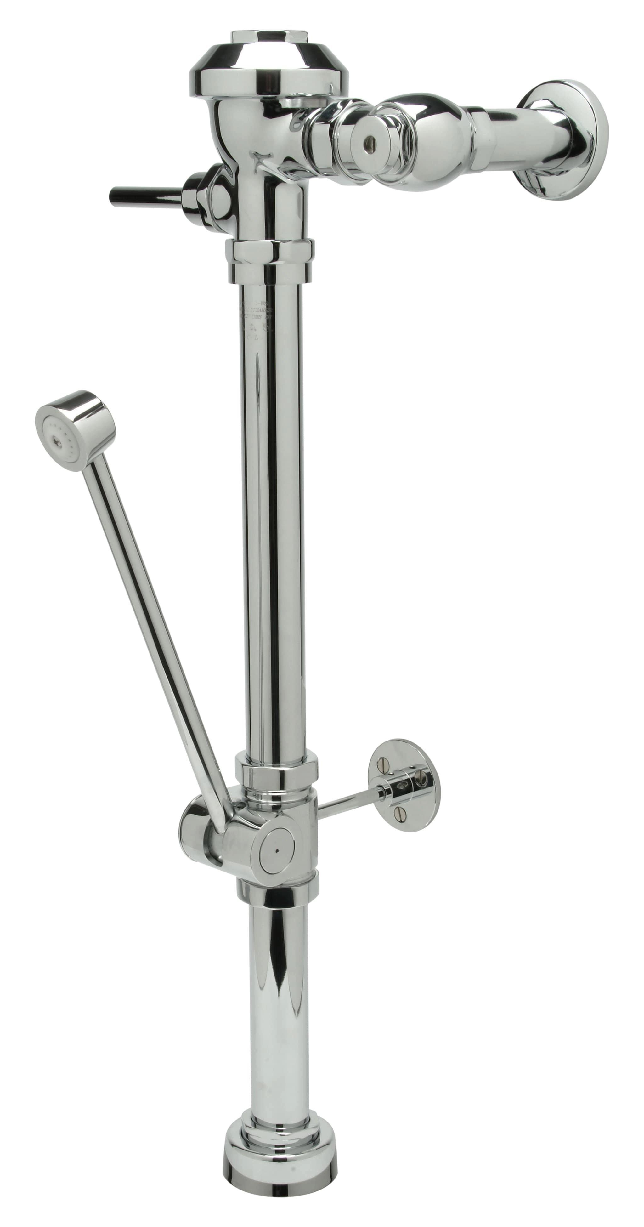 Zurn Polished Chrome Flush Valve with Bed Pan Diverter 
