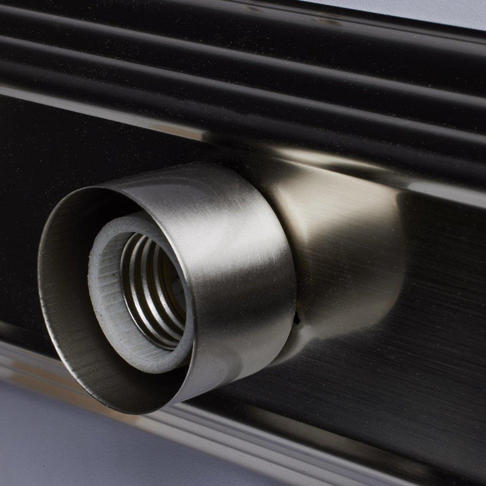 NUVO Brushed Nickel 3 Light 300W 18 in. Vanity 