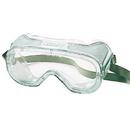 Clear Lens Safety Goggles with Green Frame