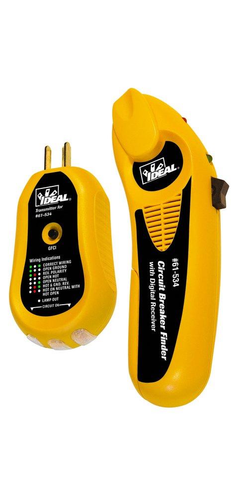Ideal Industries Yellow Digital Circuit Breaker Finder 