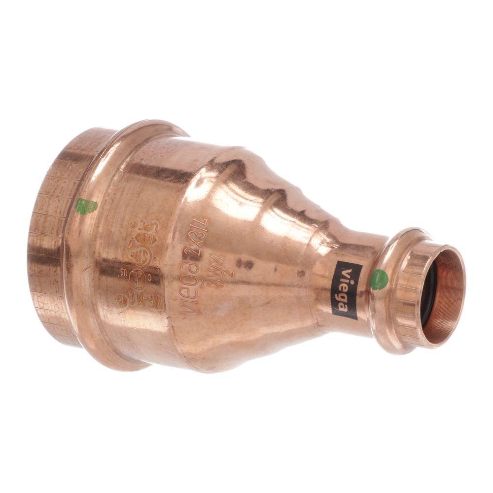 Viega 2-9/25 in. Press 600 psi Global Copper Reducer 