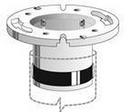 4 in. ABS Street Compression Closet Flange