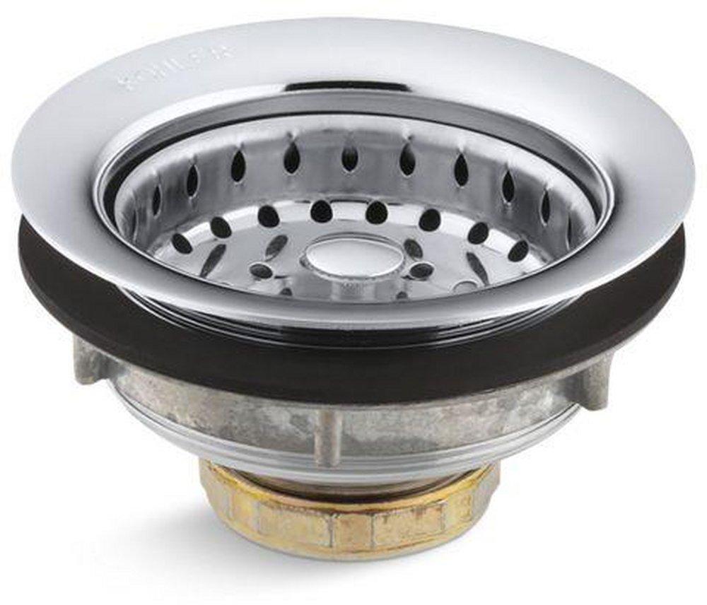 KOHLER Polished Chrome Sink Strainer Less Tailpiece 