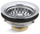 KOHLER Polished Chrome Sink Strainer Less Tailpiece 