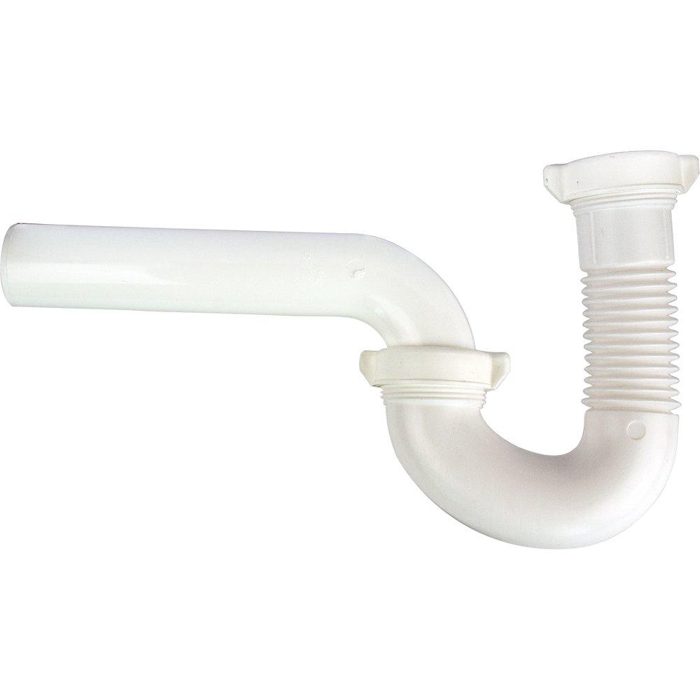 Delta Faucet White Slip-Joint Drain Repair P-Trap 