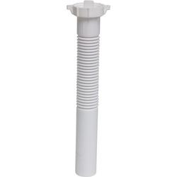 12 in. Direct Connect Tailpiece in White