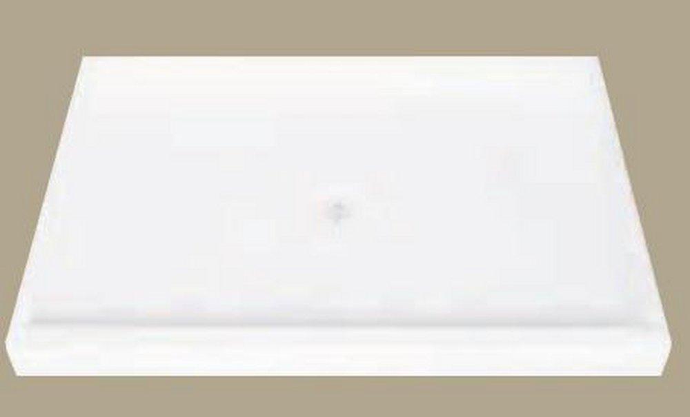 Florestone White 42 in. Rectangle Shower Base 