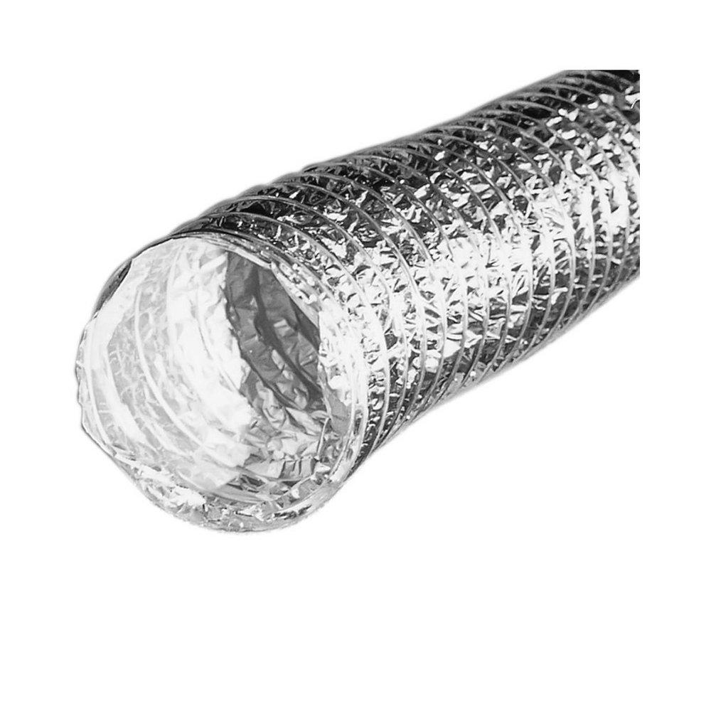 Builder's Best Silver 25 ft. Silver Uninsulated Flexible Air Duct 