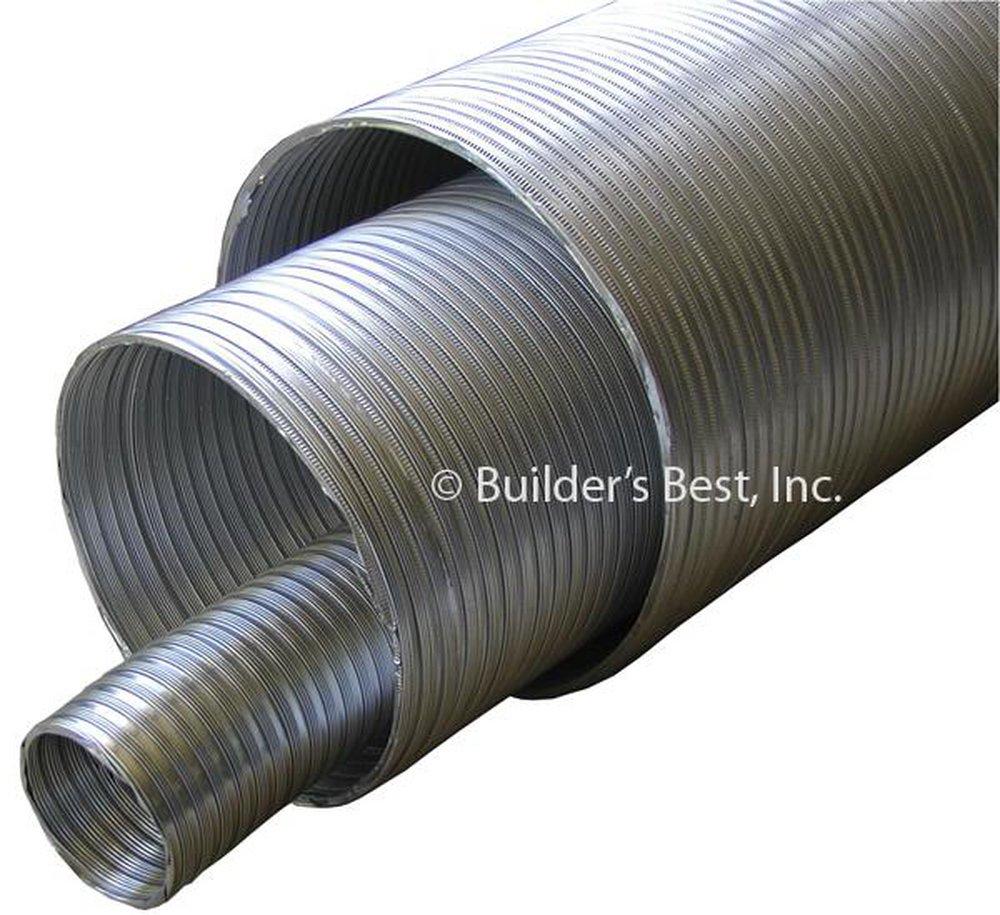 Builder's Best 8 ft. Aluminum Uninsulated General Purpose Venting Duct 