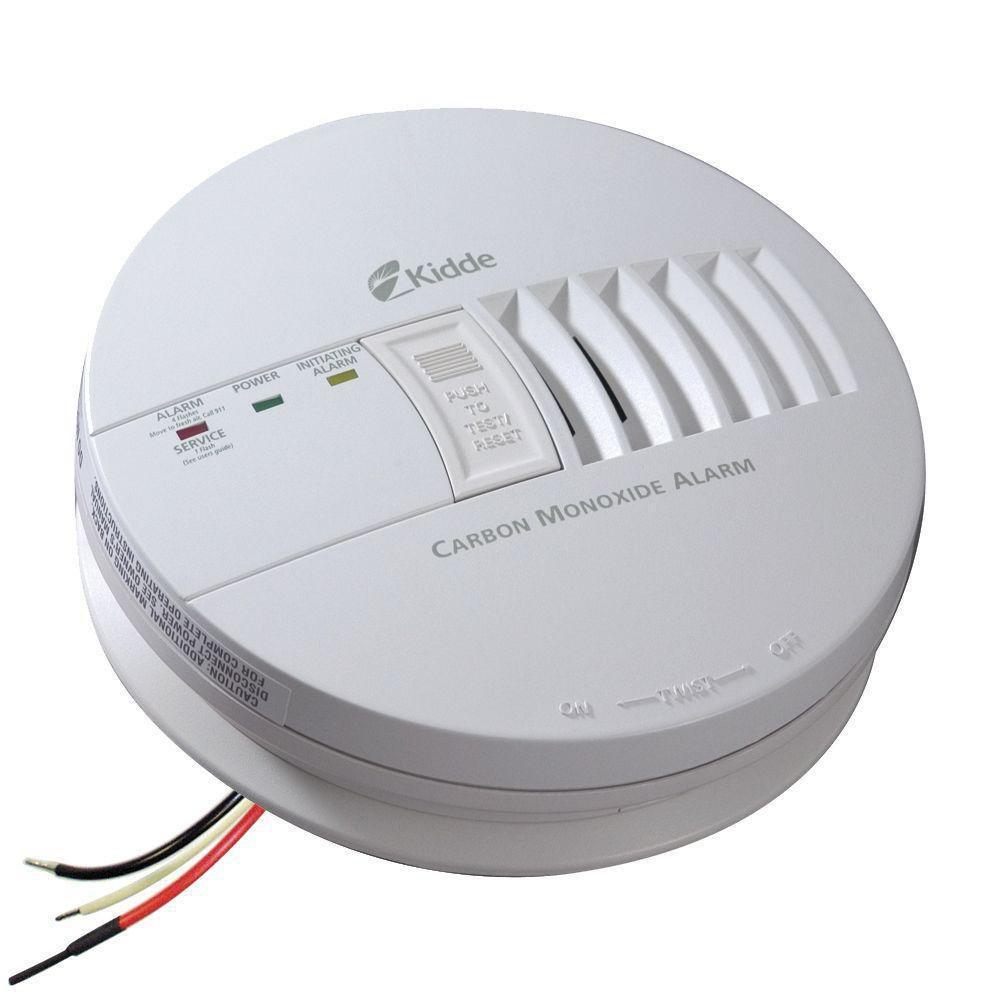 Kidde White Alkaline Battery Carbon Monoxide Alarm in White 