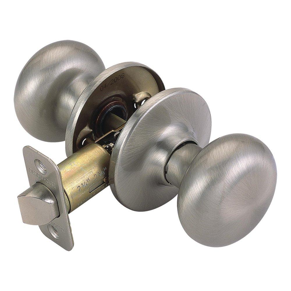 Design House Satin Nickel Passage Door Knob 
