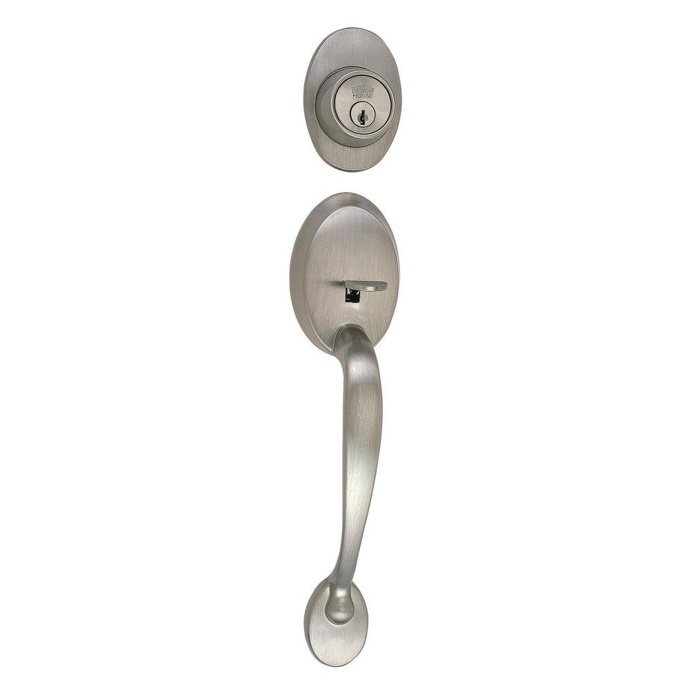 Design House Satin Nickel Entry Coventry with Spread Lever 
