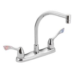 Two Handle Kitchen Faucet in Polished Chrome