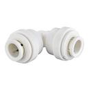 1/4 in. OD Tube Union Straight Polypropylene and EPDM 90 Degree Bulk Elbow