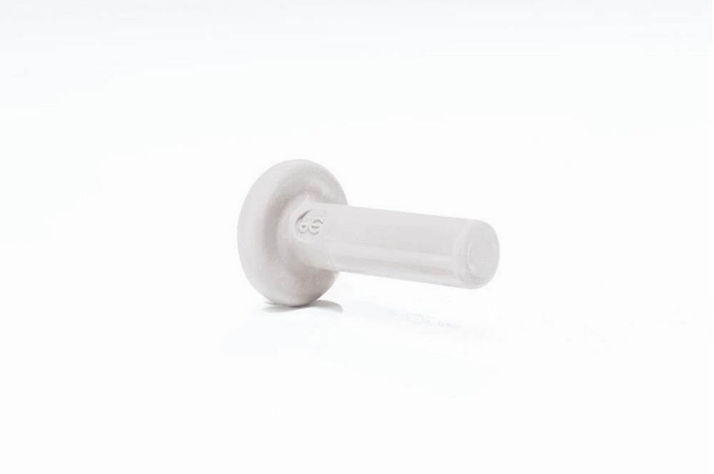 John Guest White OD Stem Bulkhead Polypropylene Plug 