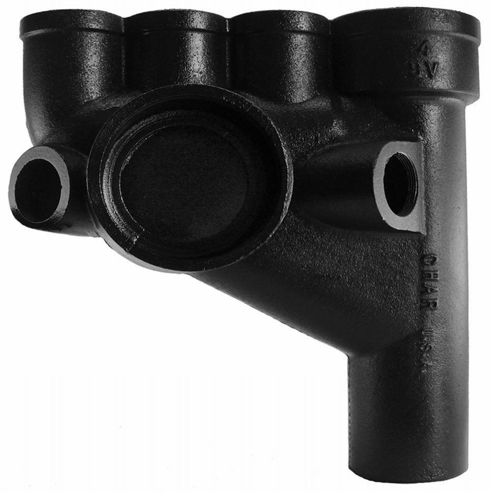 Black Spigot x Hub Cast Iron Reducing Figure 