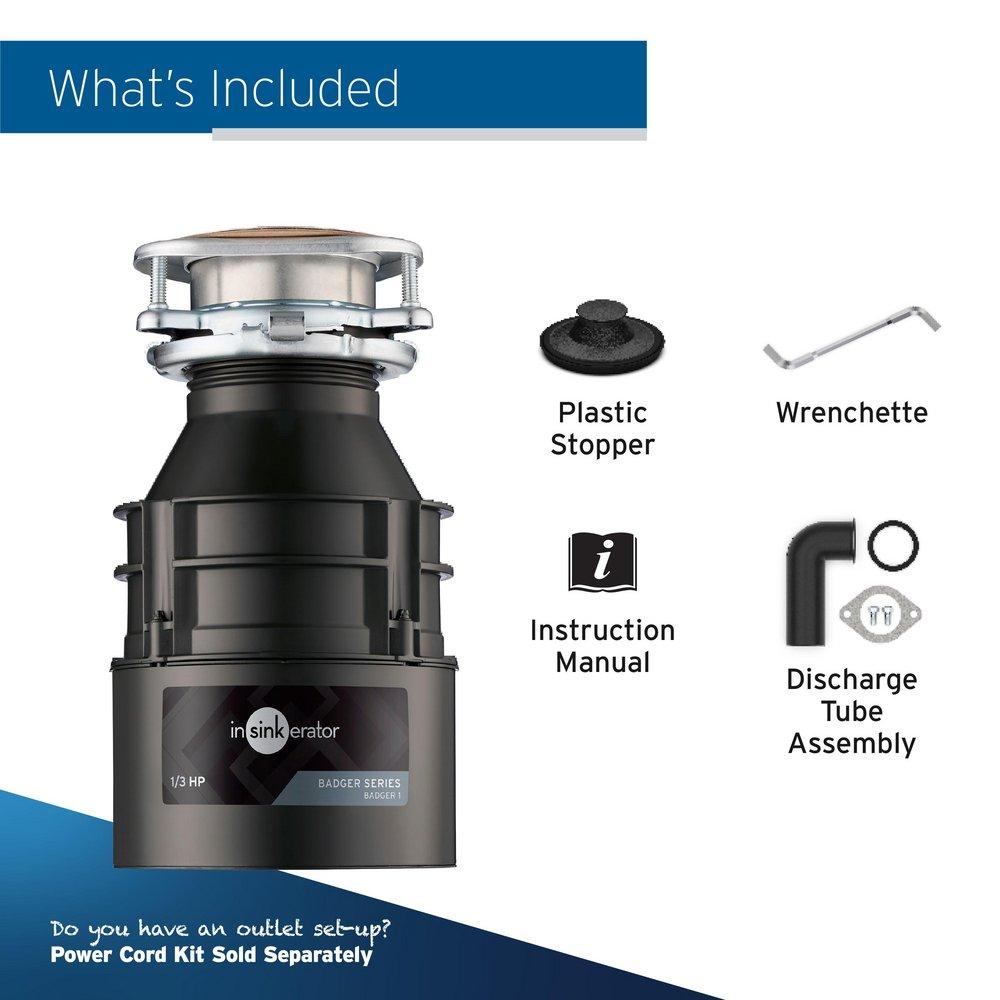 InSinkErator&reg; Grey Continuous Feed Garbage Disposal 